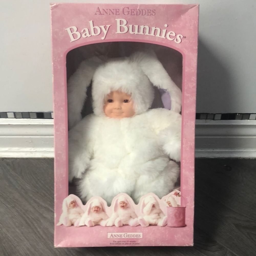Vintage Anne Geddes Baby Bunnies 1997